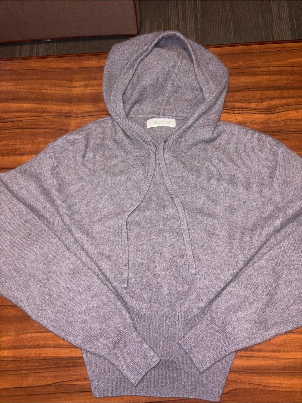 NAADAM Signature 100% Cashmere Cropped Hoodie // Size XXS/XS // Perfect Cond
